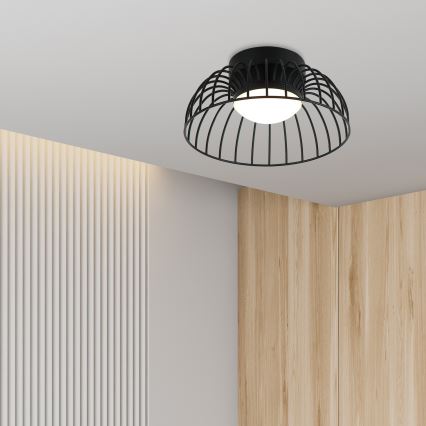 Plafoniera a soffitto BETSY LED/12W/230V Ø 25 cm nera