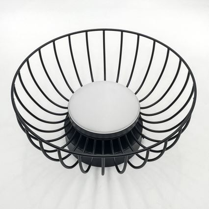 Plafoniera a soffitto BETSY LED/12W/230V Ø 25 cm nera