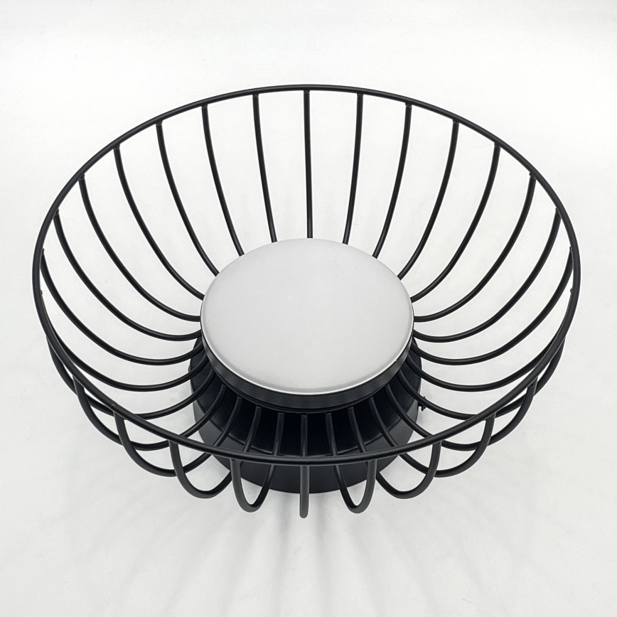 Plafoniera a soffitto BETSY LED/12W/230V Ø 25 cm nera