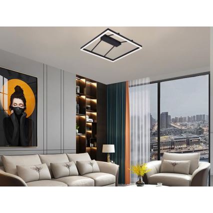 Plafoniera a soffitto LED dimmerabile 55W/230V 3000-6500K + telecomando