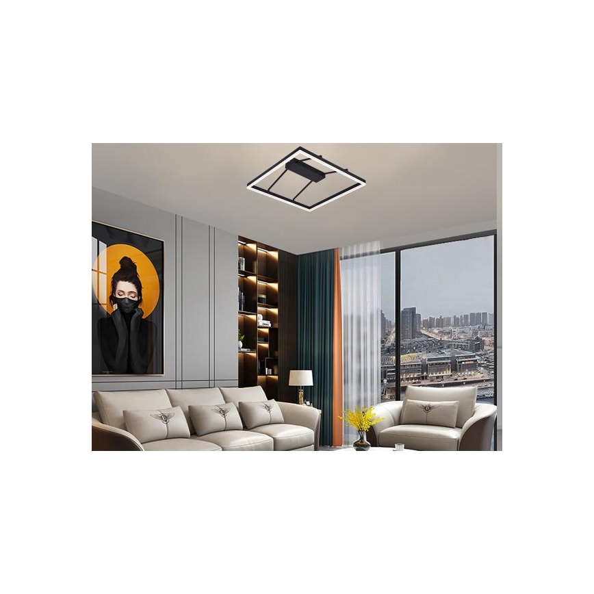 Plafoniera a soffitto LED dimmerabile 55W/230V 3000-6500K + telecomando