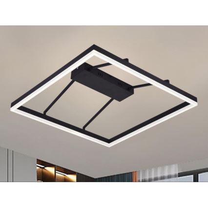 Plafoniera a soffitto LED dimmerabile 55W/230V 3000-6500K + telecomando