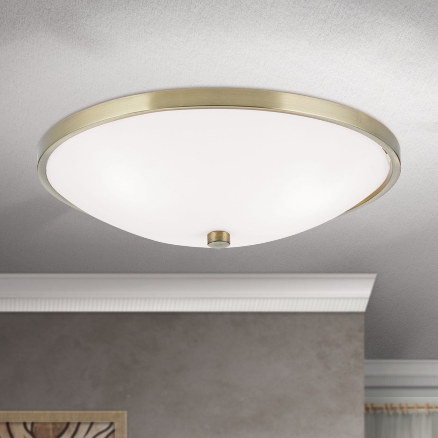 Plafoniera AIDA 3xE27/60W/230V diametro 40 cm ottone