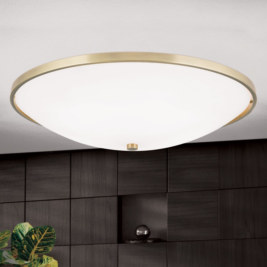 Plafoniera AIDA 5xE27/60W/230V diametro 56,5 cm ottone