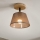 Plafoniera ANTONIO 1xE14/40W/230V marrone/rovere