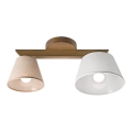 Plafoniera ANTONIO 2xE14/40W/230V faggio