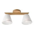 Plafoniera ANTONIO 2xE14/40W/230V rovere