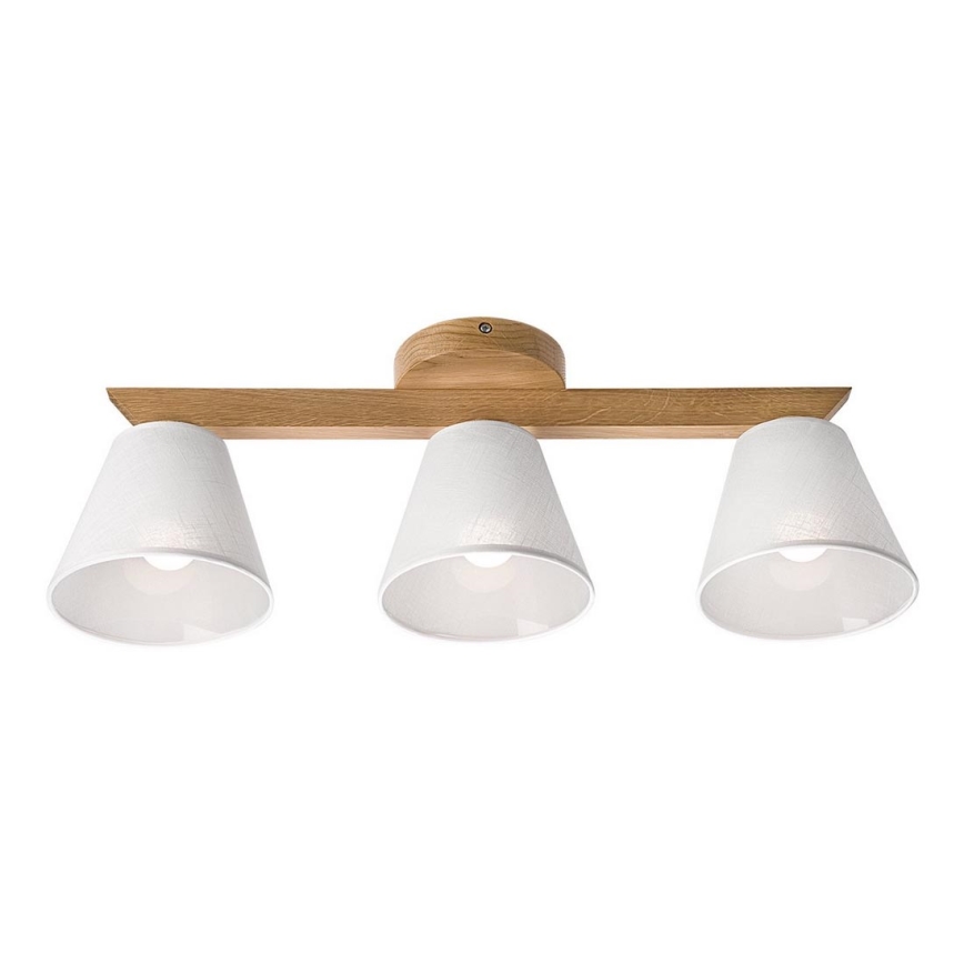 Plafoniera ANTONIO 3xE14/40W/230V rovere