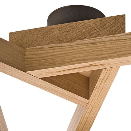 Plafoniera ANTONIO 3xE14/40W/230V rovere