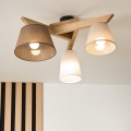 Plafoniera ANTONIO 3xE14/40W/230V rovere