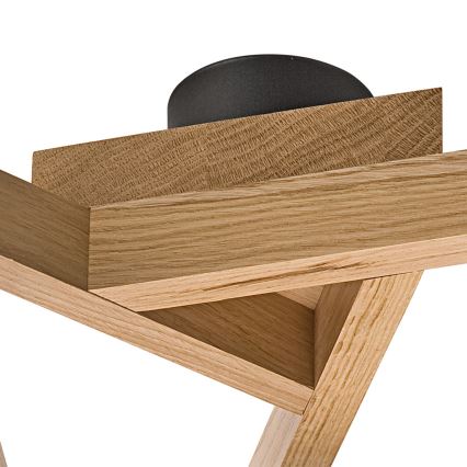 Plafoniera ANTONIO 3xE14/40W/230V rovere