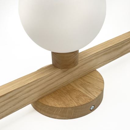 Plafoniera ANTONIO 3xG9/5W/230V rovere/bianco