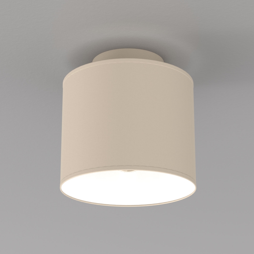 Plafoniera ARDEN 1xE27/15W/230V Ø 18 cm beige