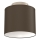Plafoniera ARDEN 1xE27/15W/230V Ø 18 cm nera