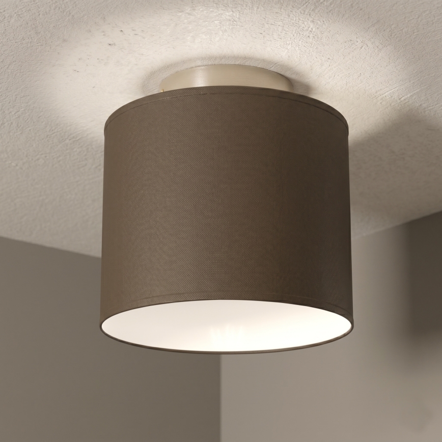 Plafoniera ARDEN 1xE27/15W/230V Ø 18 cm nera
