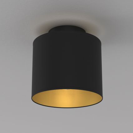 Plafoniera ARDEN 1xE27/15W/230V Ø 18 cm nera