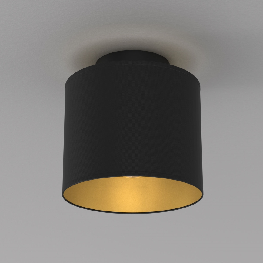 Plafoniera ARDEN 1xE27/15W/230V Ø 18 cm nera