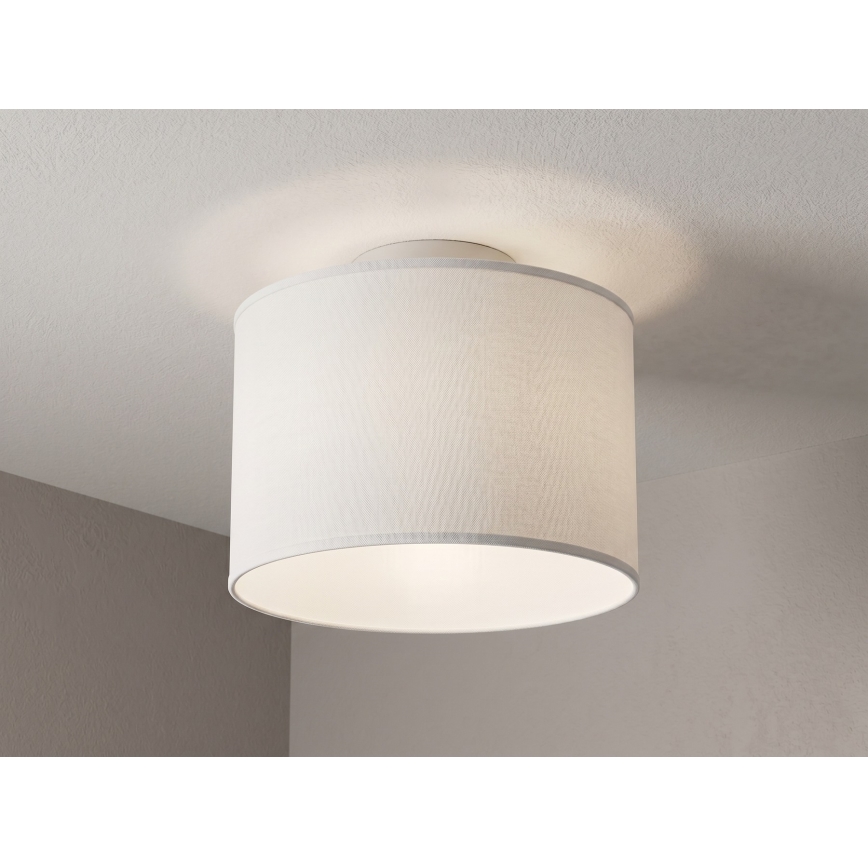 Plafoniera ARDEN 1xE27/15W/230V Ø 25 cm bianca