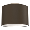 Plafoniera ARDEN 1xE27/15W/230V Ø 25 cm marrone