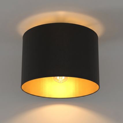 Plafoniera ARDEN 1xE27/15W/230V Ø 25 cm nera
