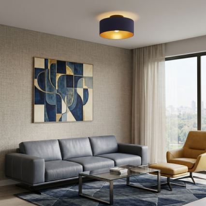 Plafoniera ARDEN 1xE27/15W/230V Ø 40 cm blu