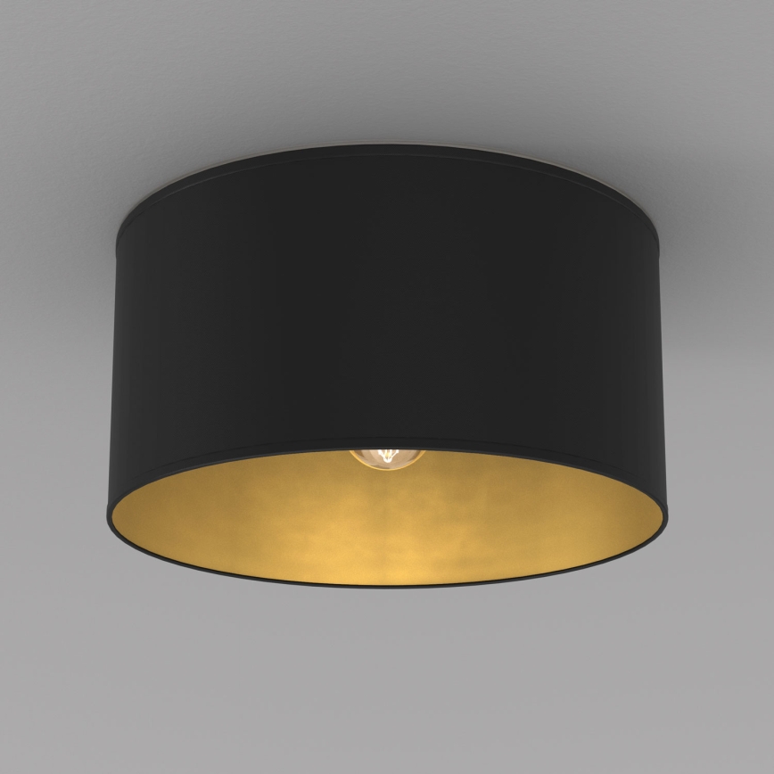 Plafoniera ARDEN 1xE27/15W/230V Ø 40 cm nera