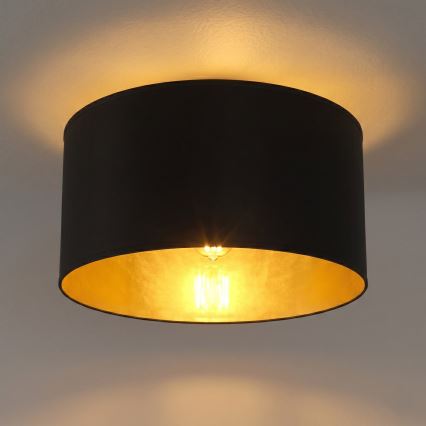 Plafoniera ARDEN 1xE27/15W/230V Ø 40 cm nera