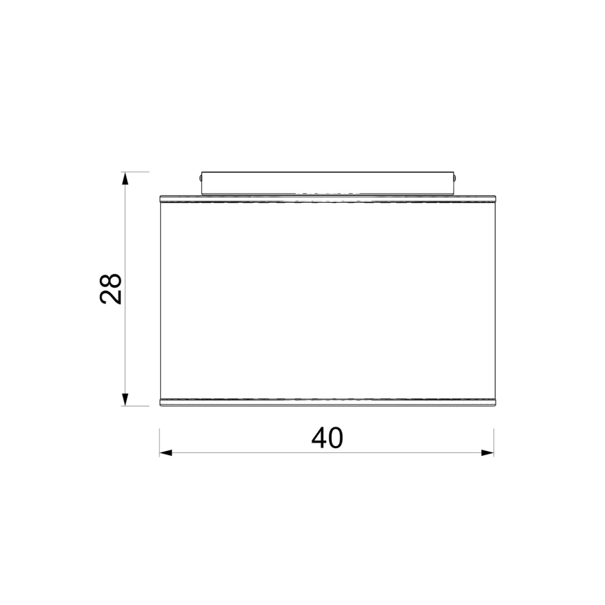 Plafoniera ARDEN 1xE27/15W/230V Ø 40 cm verde