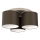 Plafoniera ARDEN 3xE27/15W/230V Ø 30 cm beige/marrone