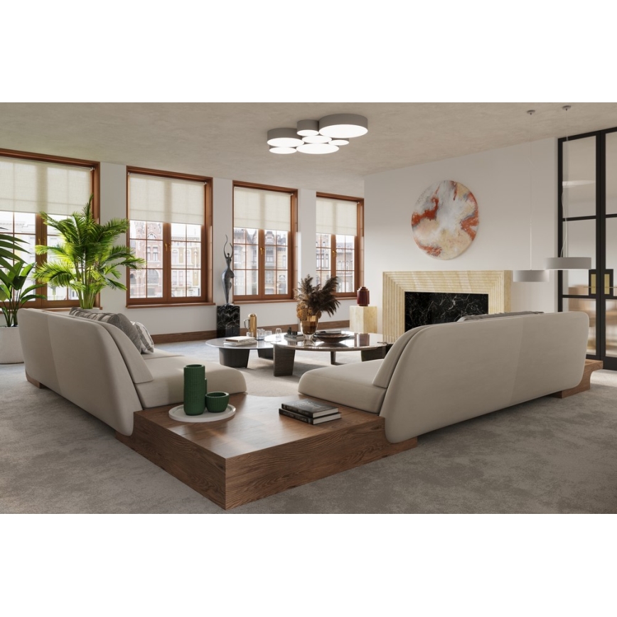 Plafoniera ARENA 35 2xE27/60W/230V grigio