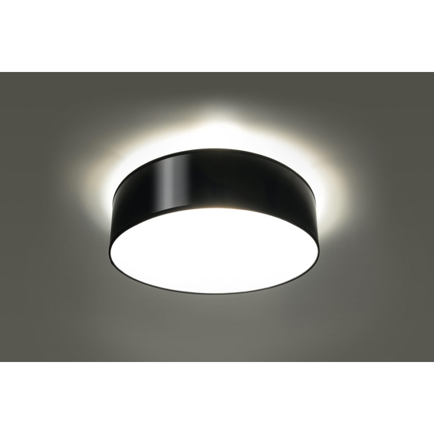 Plafoniera ARENA 35 2xE27/60W/230V nero