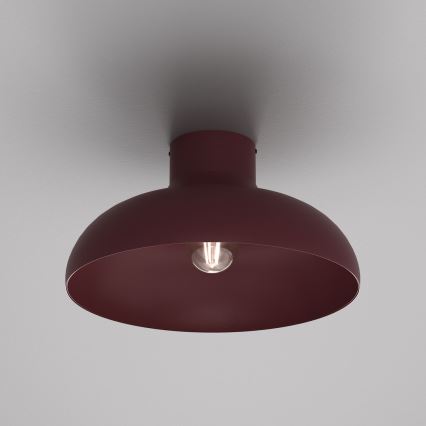 Plafoniera BASCA 1xE27/15W/230V Ø 40 cm bordeaux