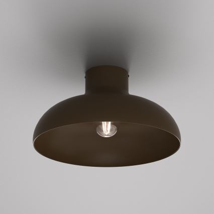 Plafoniera BASCA 1xE27/15W/230V Ø 40 cm marrone