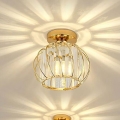 Plafoniera BELLA 1xE27/40W/230V Ø 20 cm dorata