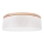 Plafoniera BENITA 2xE27/25W/230V diametro 48 cm color crema/quercia