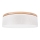 Plafoniera BENITA 4xE27/25W/230V diametro 58 cm color crema/quercia