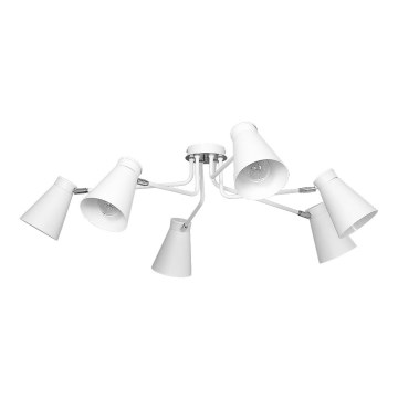 Plafoniera BEVAN 6 6xE27/60W bianco