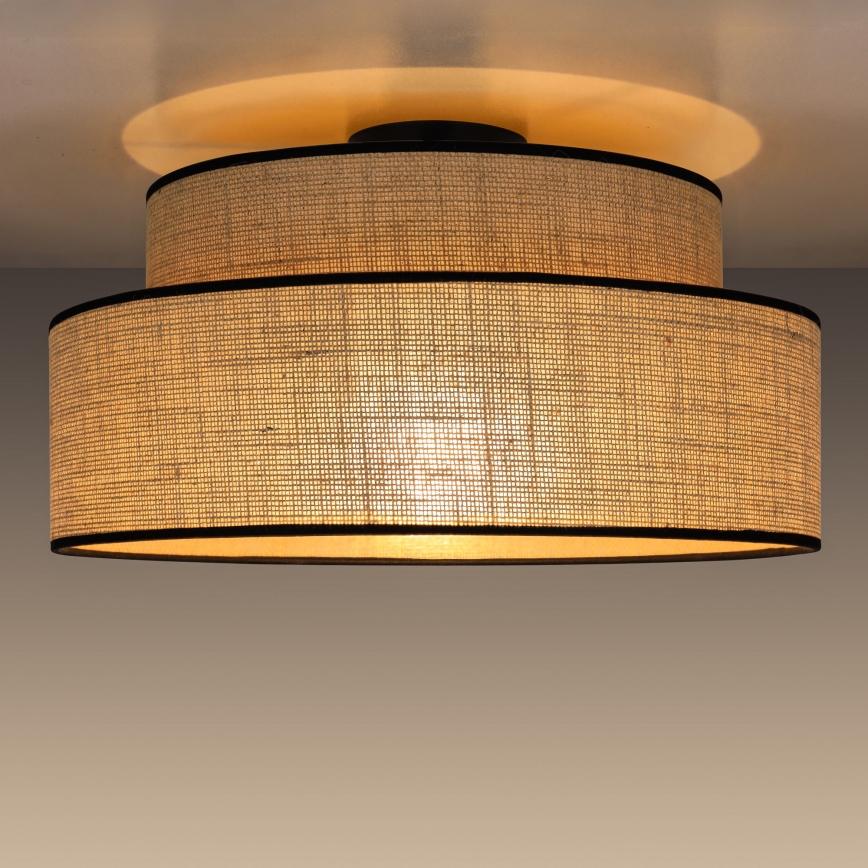 Plafoniera BOHO 1xE27/60W/230V beige