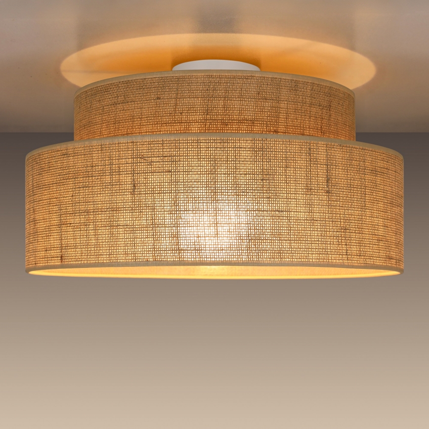 Plafoniera BOHO 1xE27/60W/230V beige