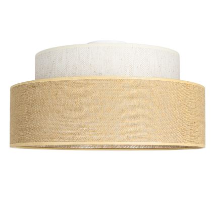 Plafoniera BOHO 1xE27/60W/230V bianco/beige
