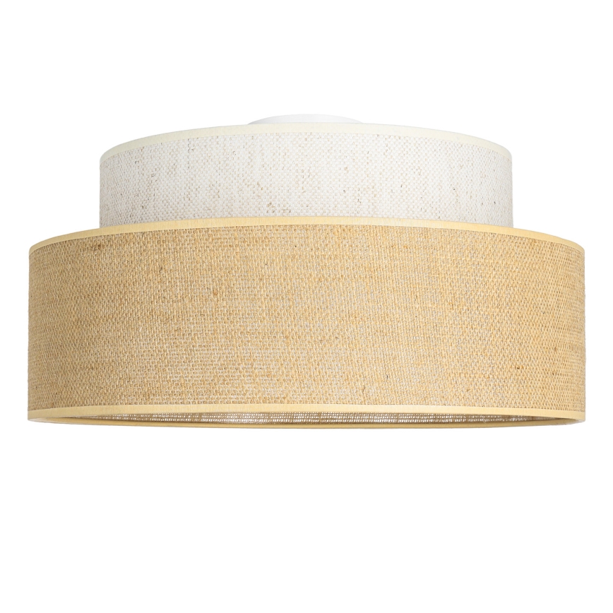 Plafoniera BOHO 1xE27/60W/230V bianco/beige