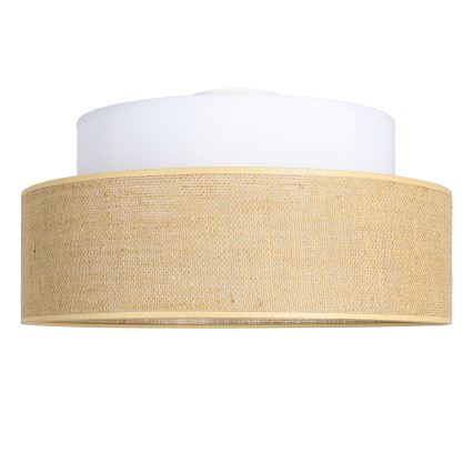Plafoniera BOHO 1xE27/60W/230V bianco/beige