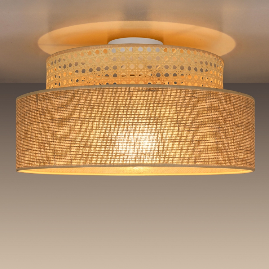 Plafoniera BOHO 1xE27/60W/230V rattan