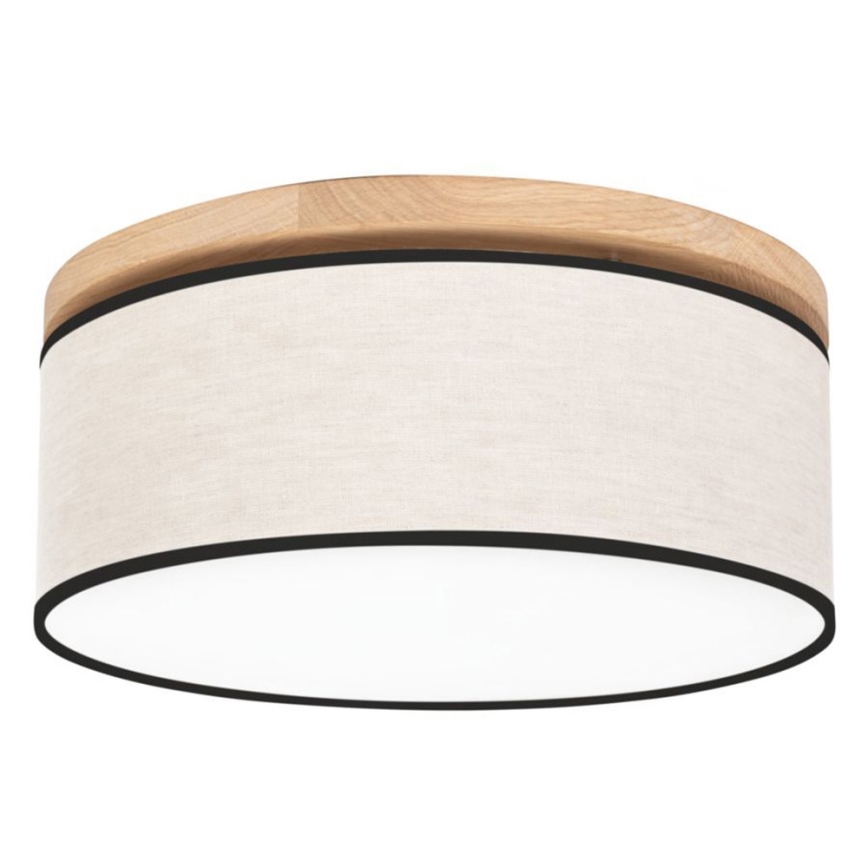 Plafoniera BOHO 2xE27/25W/230V diametro 38 cm quercia