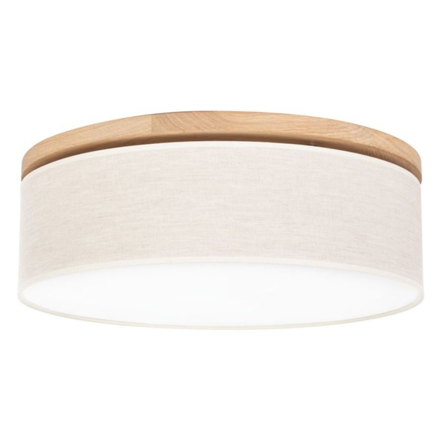 Plafoniera BOHO 3xE27/25W/230V diametro 48 cm quercia