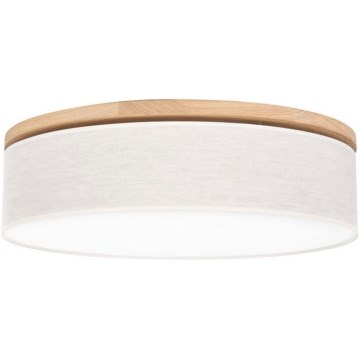 Plafoniera BOHO 3xE27/25W/230V Ø 58 cm rovere