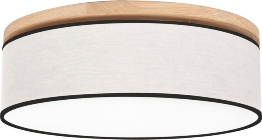 Plafoniera BOHO 4xE27/25W/230V Ø 58 cm rovere