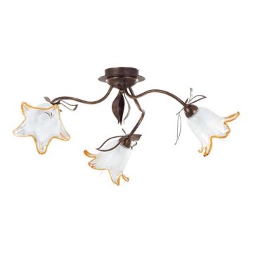 Plafoniera BRAGA 3xE27/15W/230V bronzo