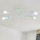 Plafoniera CAMBRIDGE 4xE27/15W/230V verde/blu