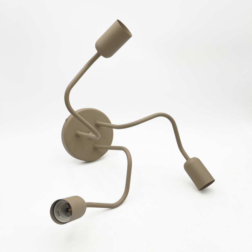 Plafoniera CHARLIE 3xE27/15W/230V beige